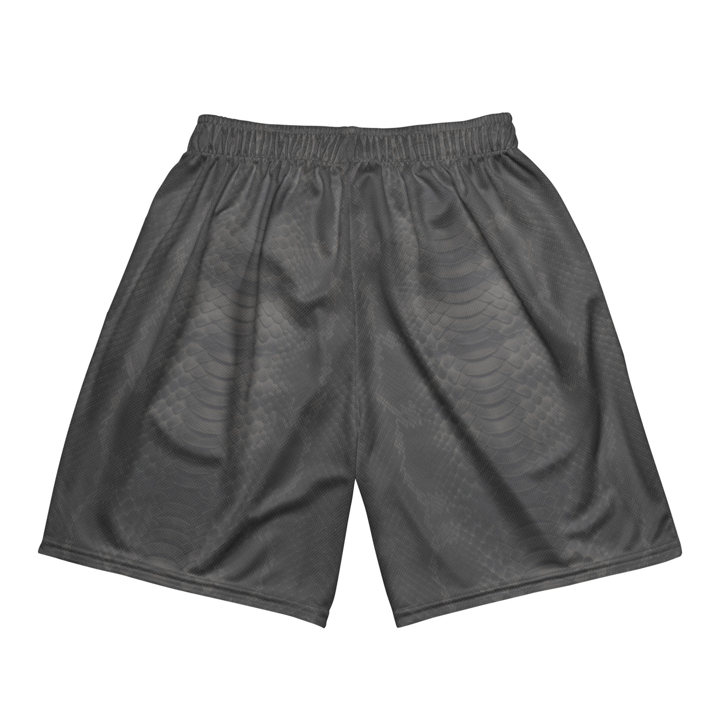 Unisex grey skale mesh shorts