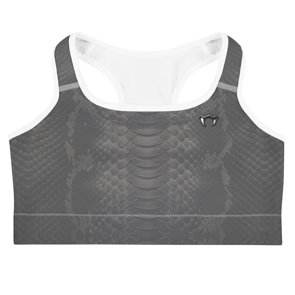 Grey Skale Sports bra