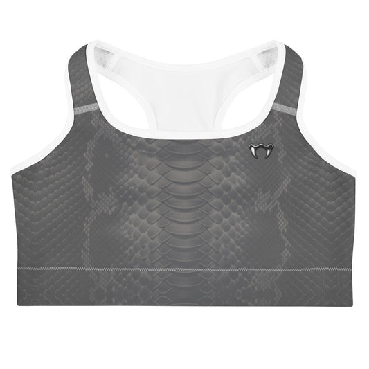 Grey Skale Sports bra